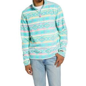 Chubbies The Flame Commander Fleece Pullover - Aztec Design size Large